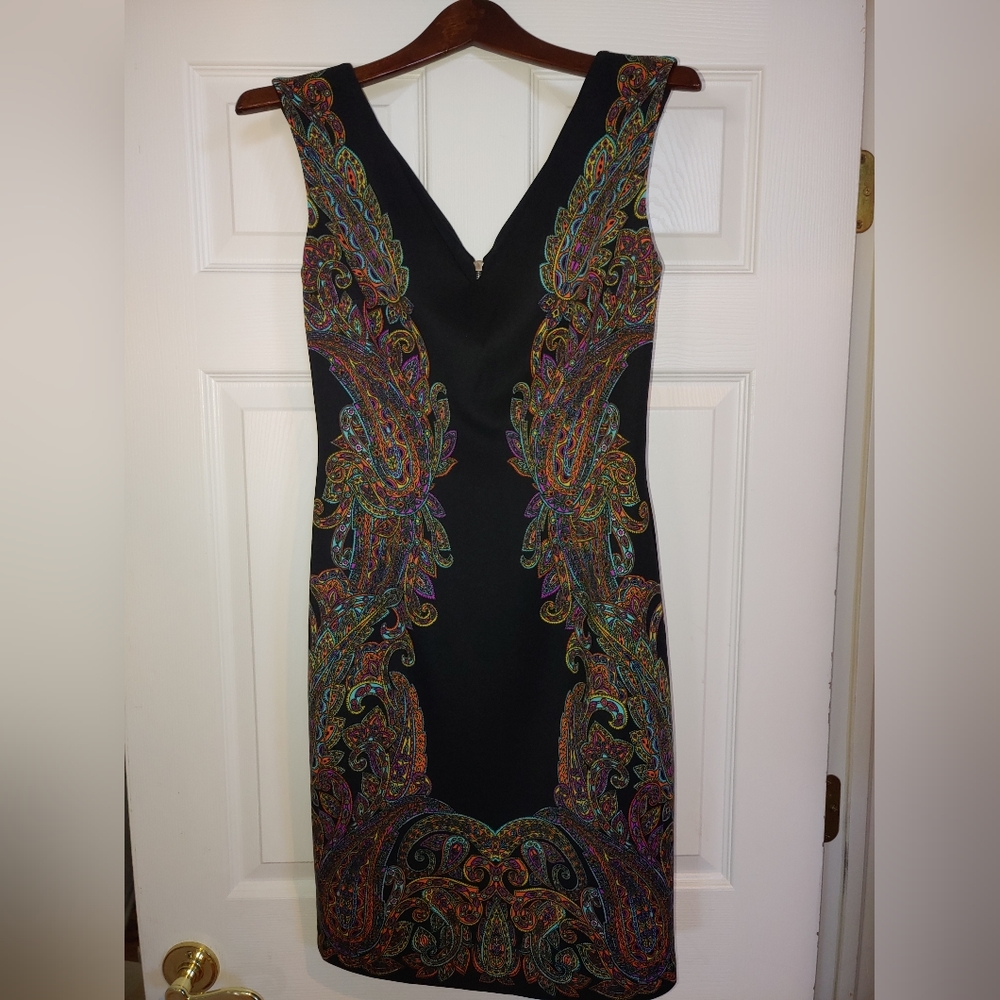 Dress, structured but with some give for the comfort of wear